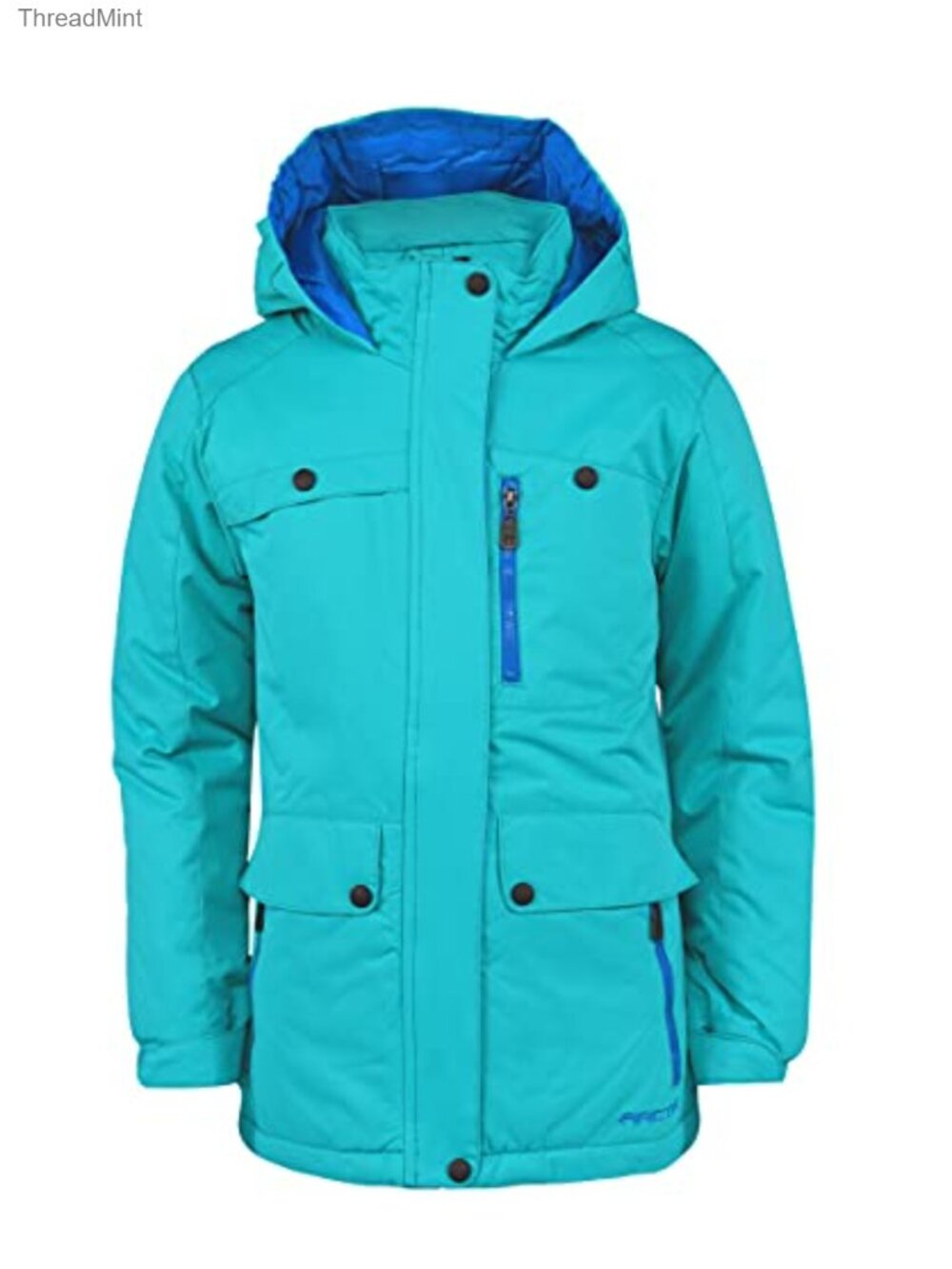 Kids Insulated Winter Jacket Waterproof Windproof Zip Pockets